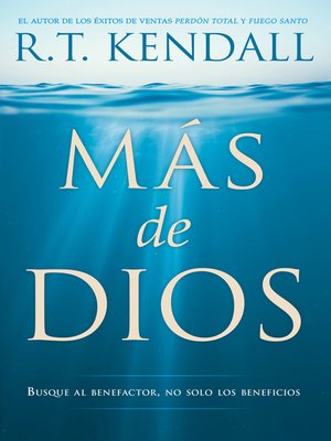 cover image of Más de Dios / More of God